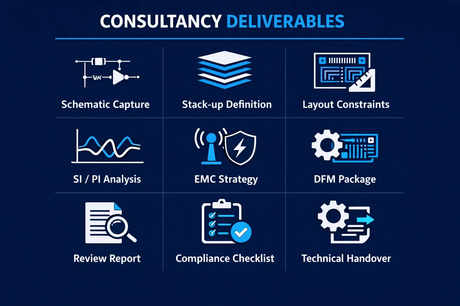 Consultancy Deliverables
