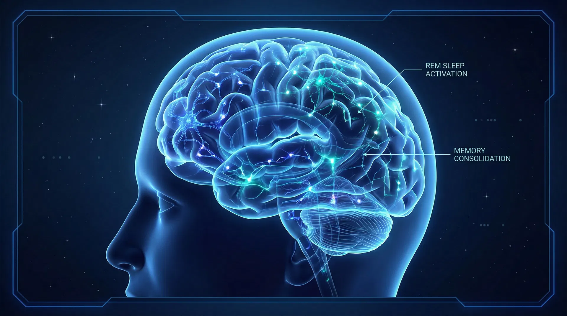 REM-Schlaf Gehirnaktivität