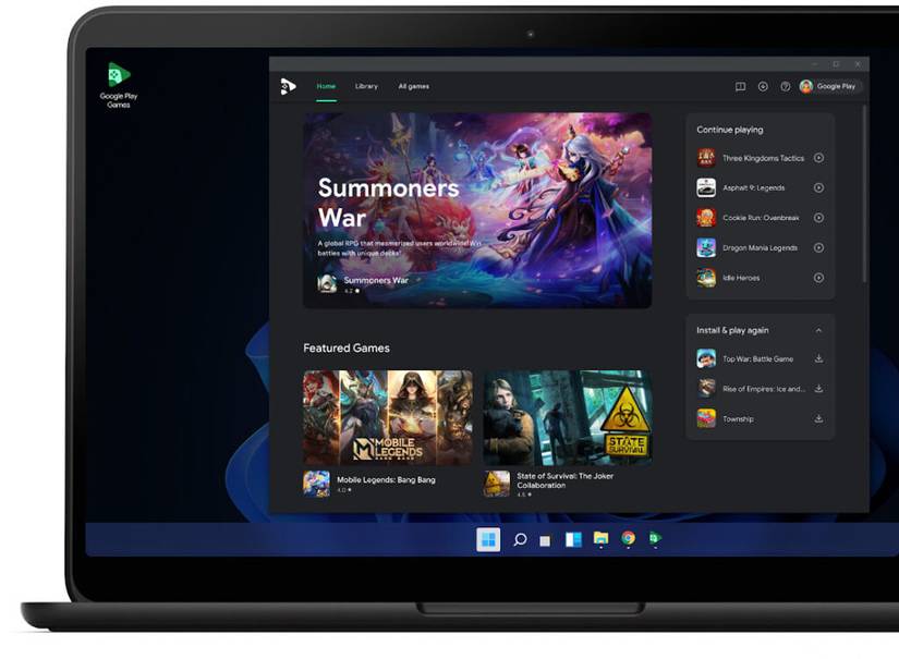 Google Play Games para PC