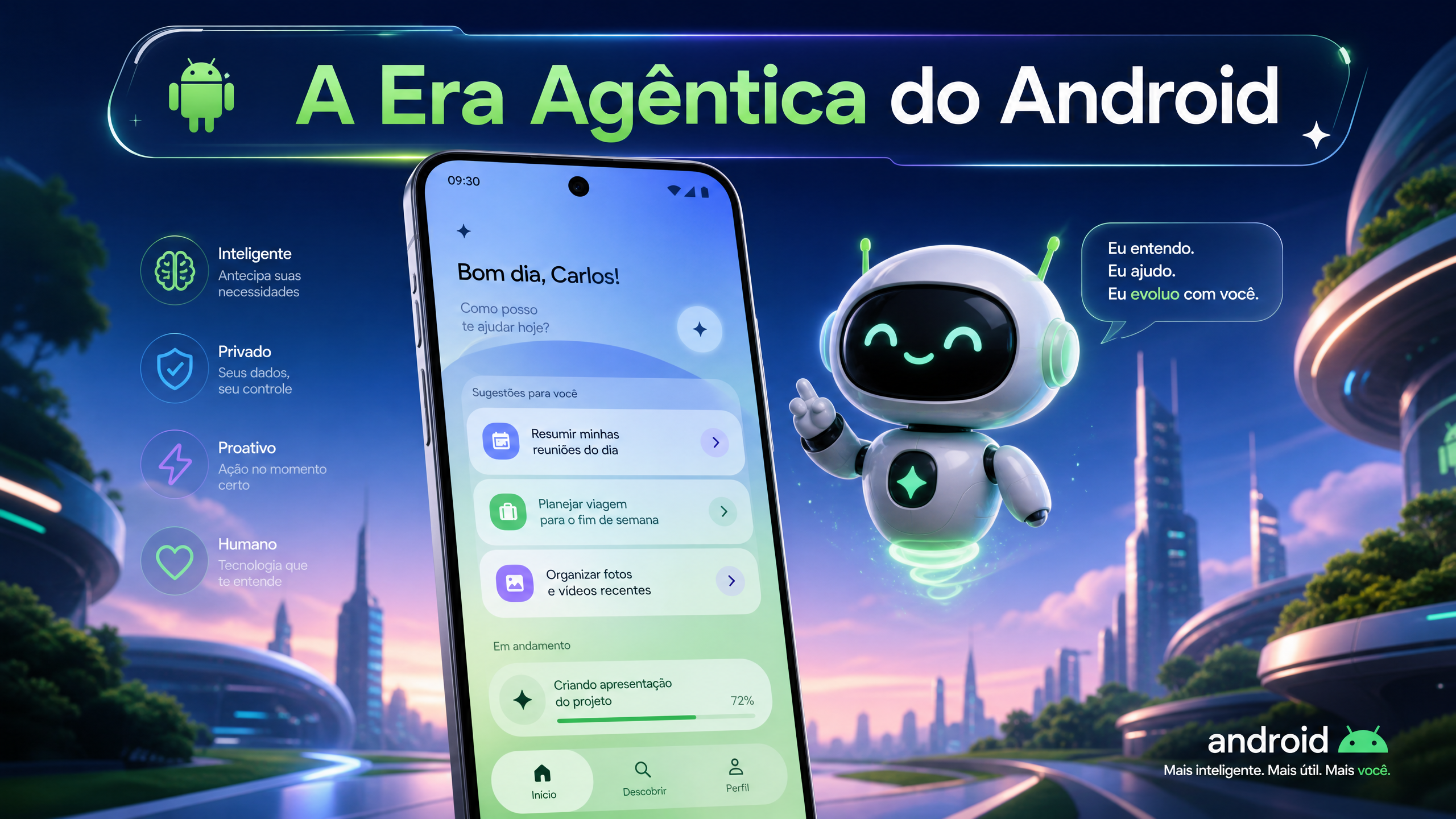 O Futuro é Agêntico: Google I/O 2026 Revela um Android Autônomo e Óculos Inteligentes O Futuro é Agêntico: Google I/O 2026 Revela um Android Autônomo e Óculos Inteligentes