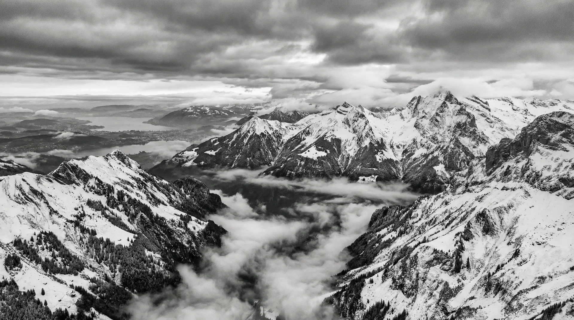 Swiss Alps from Crypto Valley