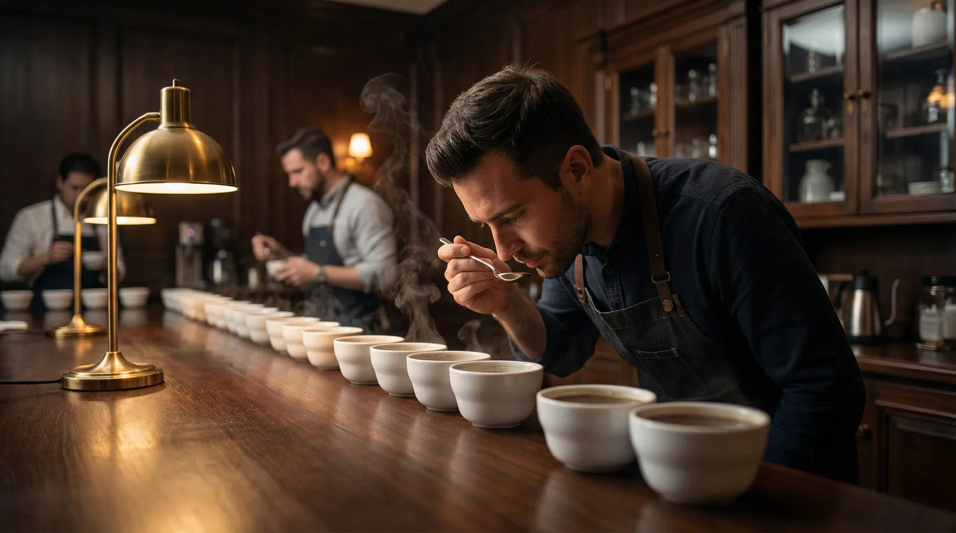 Sessão de cupping profissional