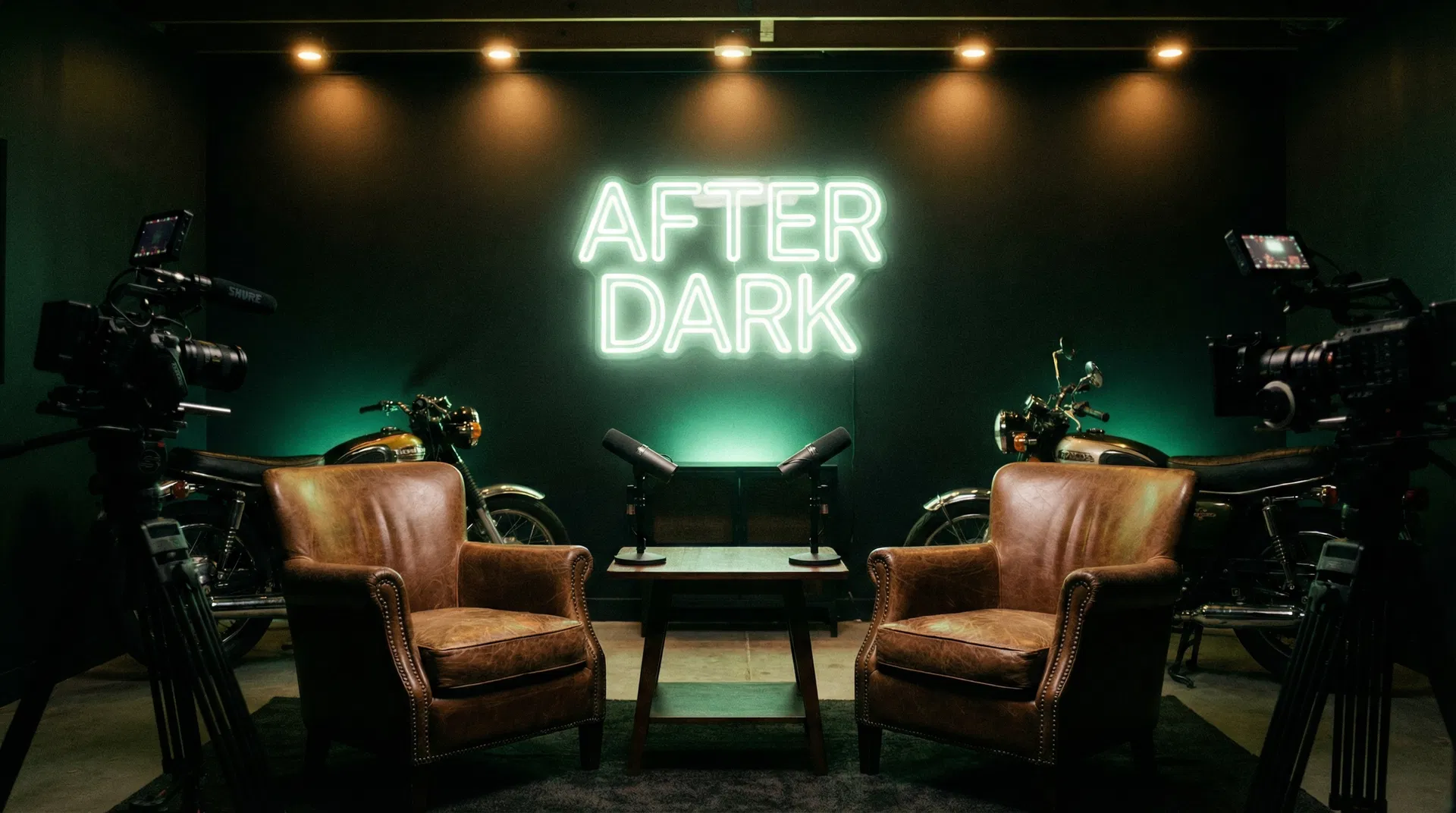 August After Dark podcast studio