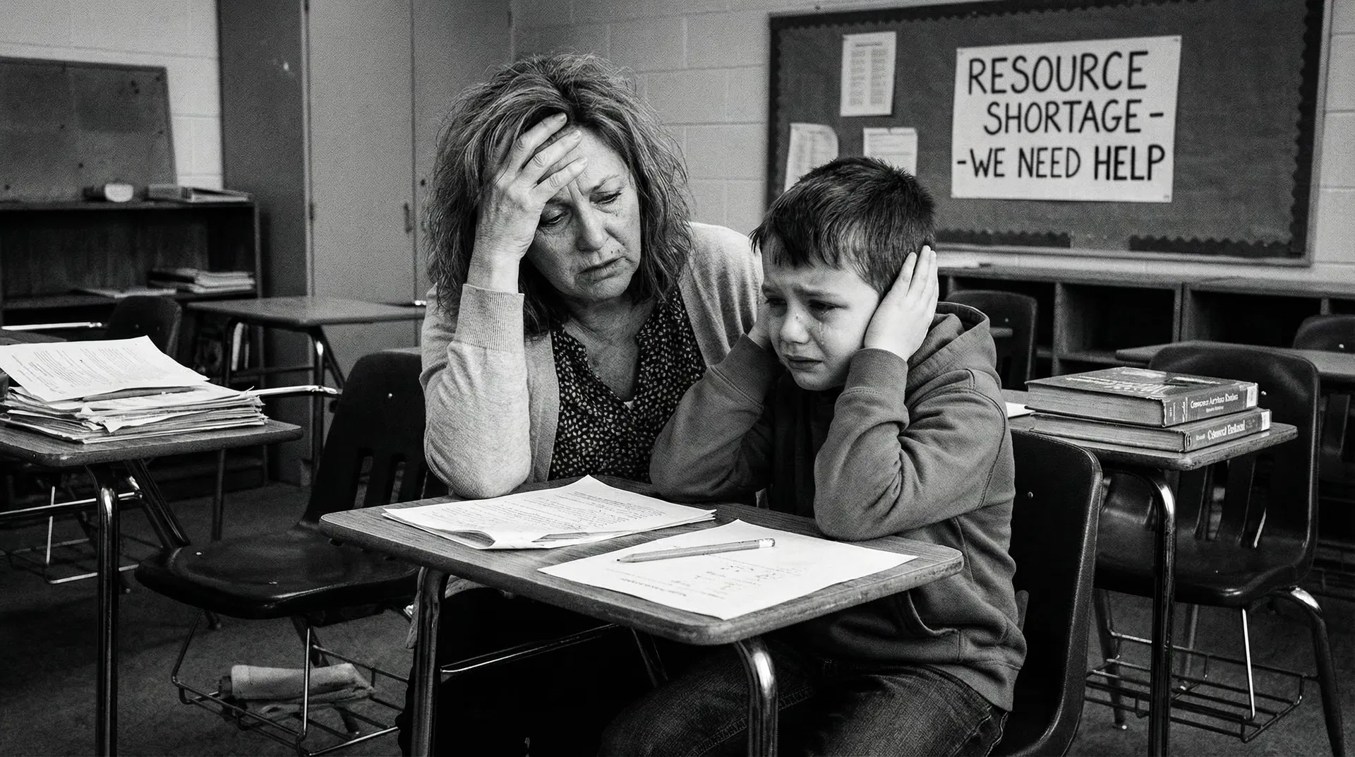 Professores Sobrecarregados, Alunos Autistas Abandonados: A Crise da Educação Inclusiva