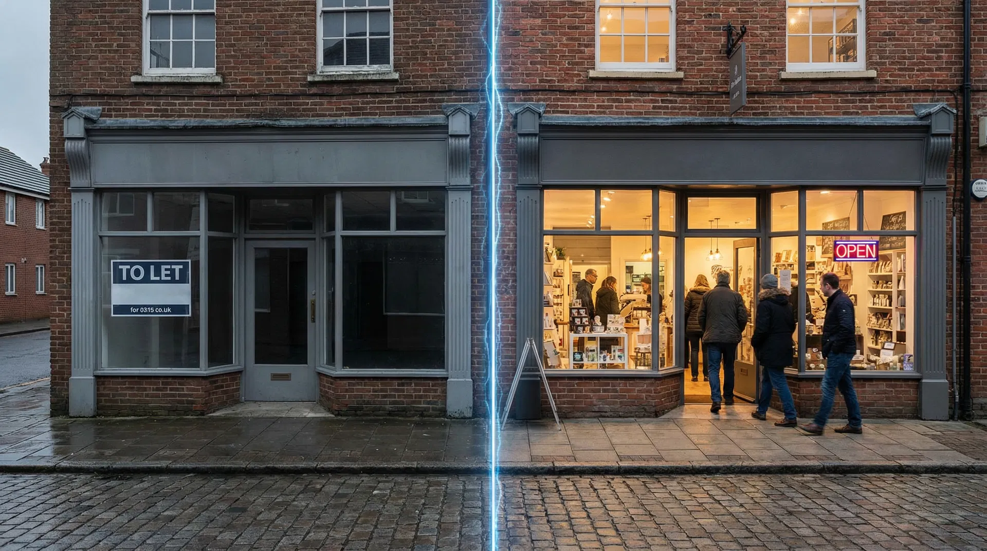 Before and after local SEO results — showing the transformation in Google Maps visibility and local search rankings after Hyper Scale Local optimisation