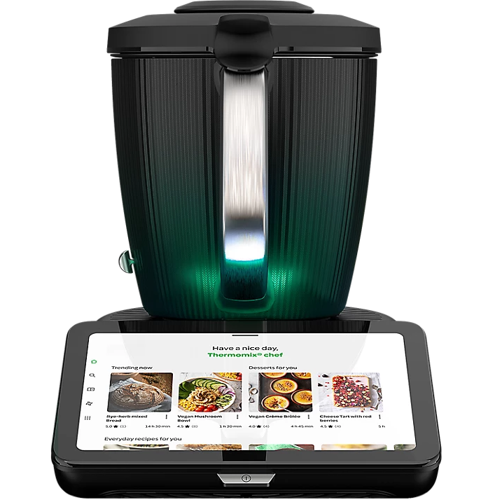 Vue générale du Thermomix TM7 avec tous ses accessoires