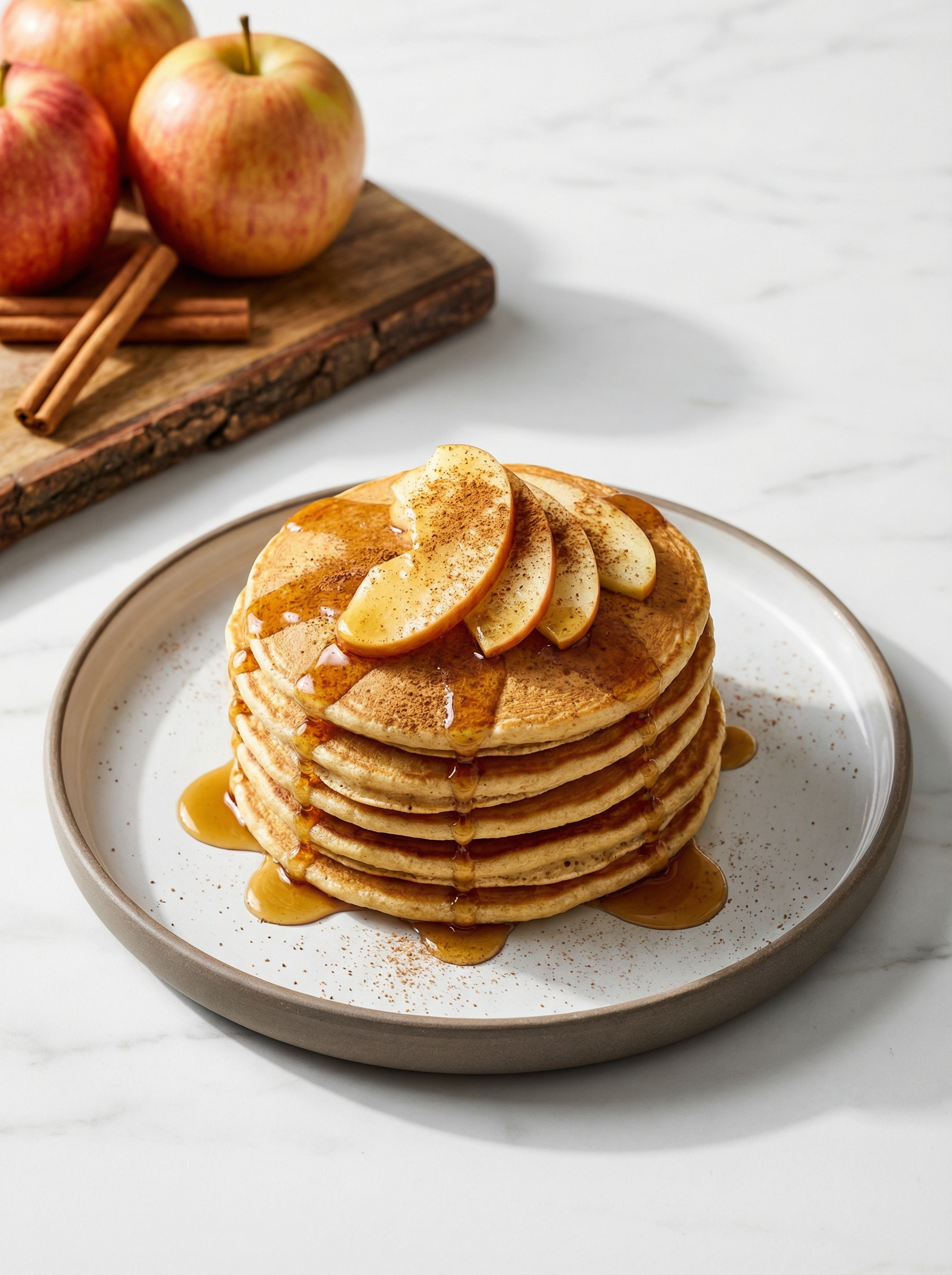 Apple & Cinnamon Protein Pancakes