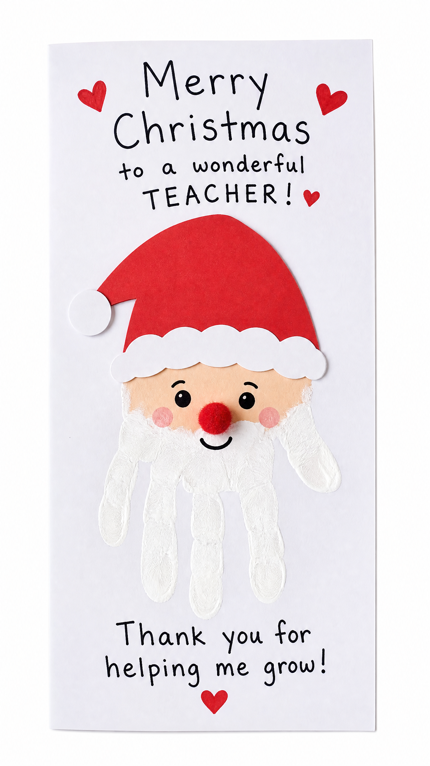 Cartão Papai Noel Mãozinha