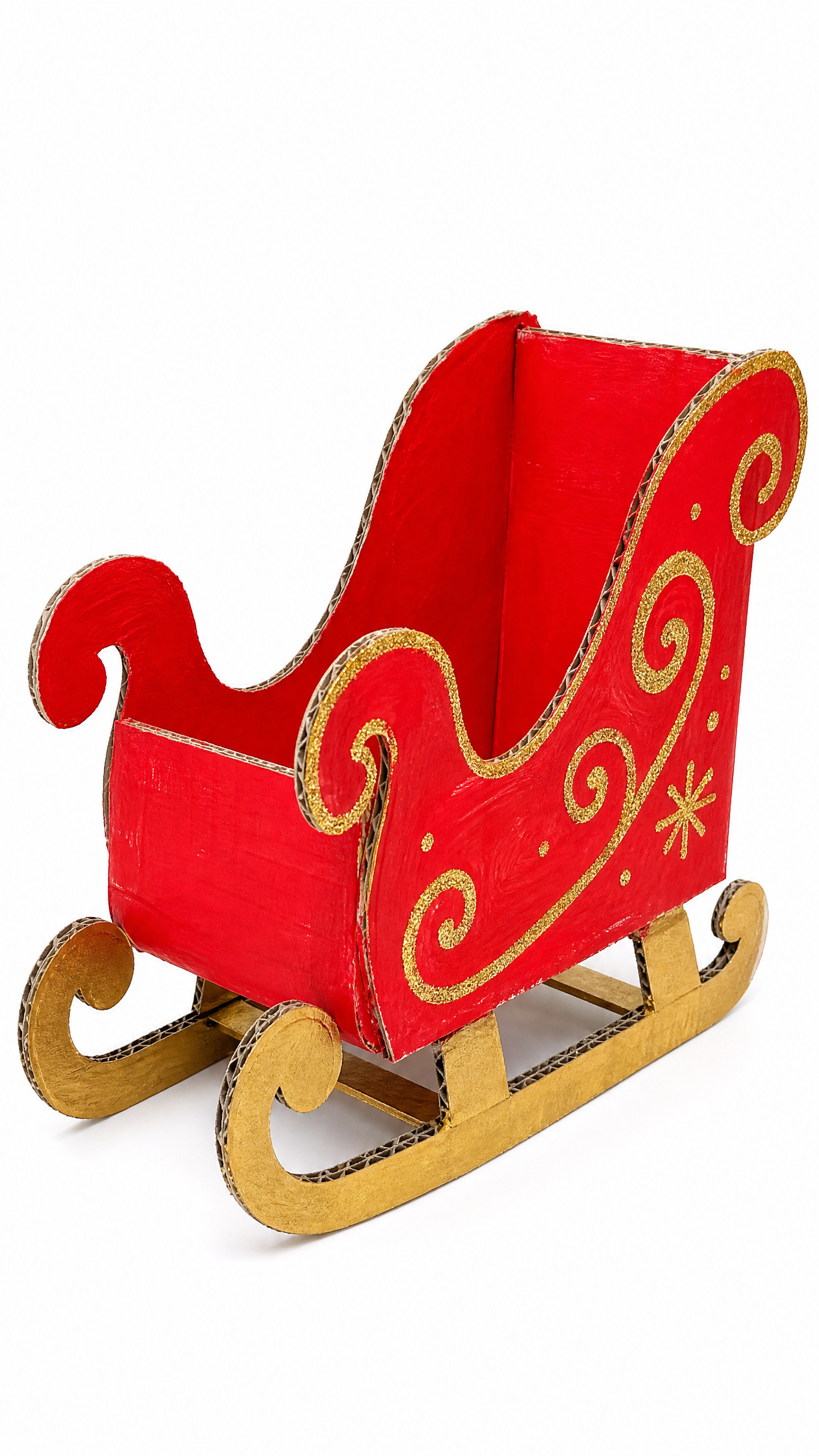 Trenó de Papelão