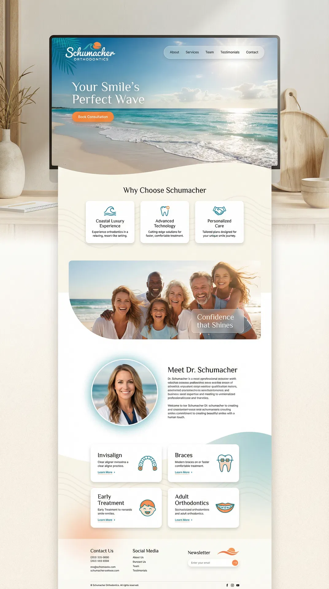 Proposed Schumacher Website Redesign