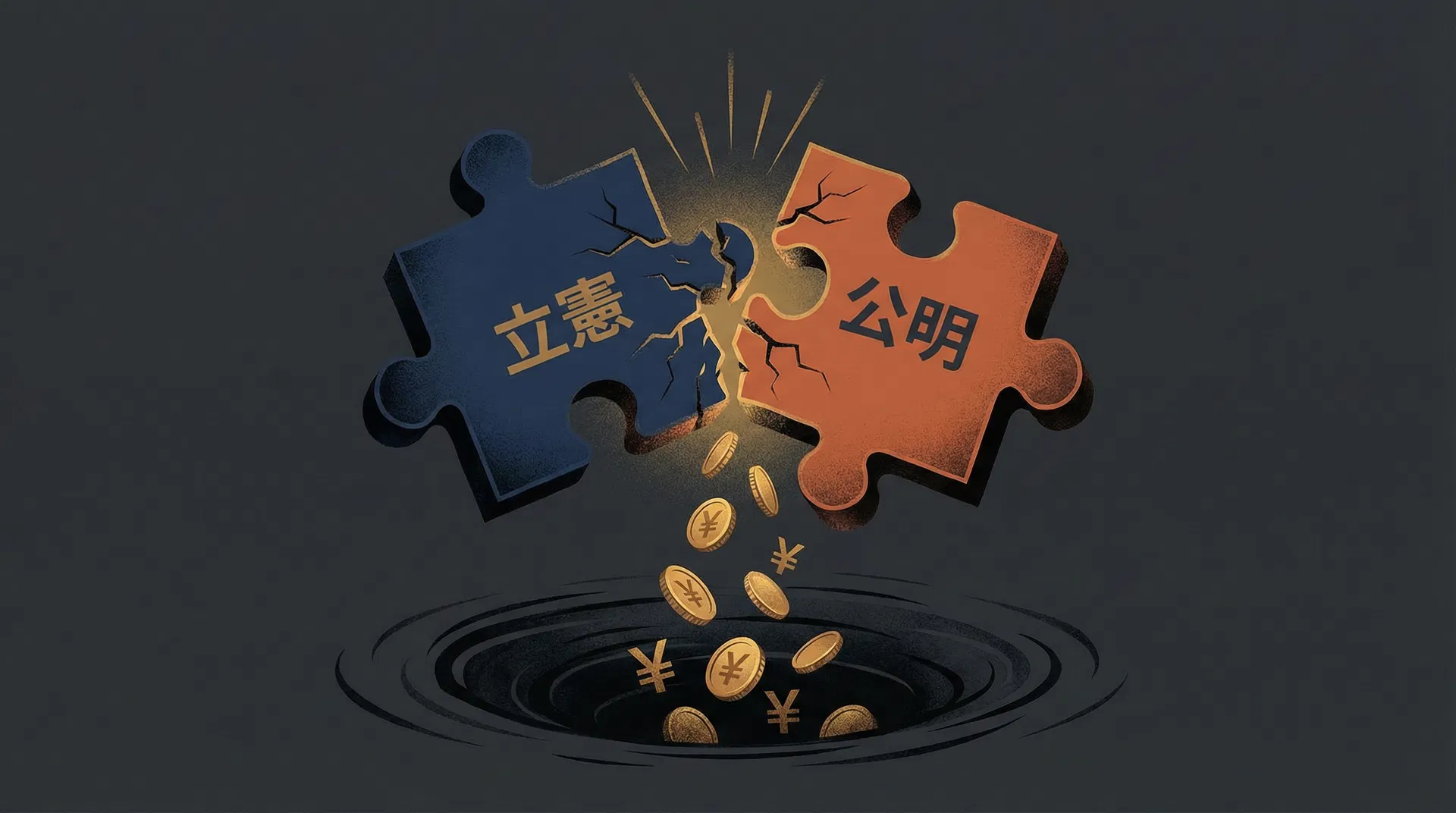 中道改革連合の矛盾を表すイメージ