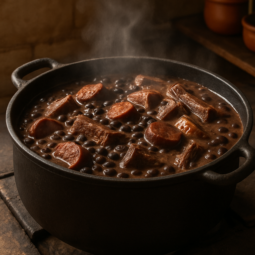Feijoada Cozinhando na Panela