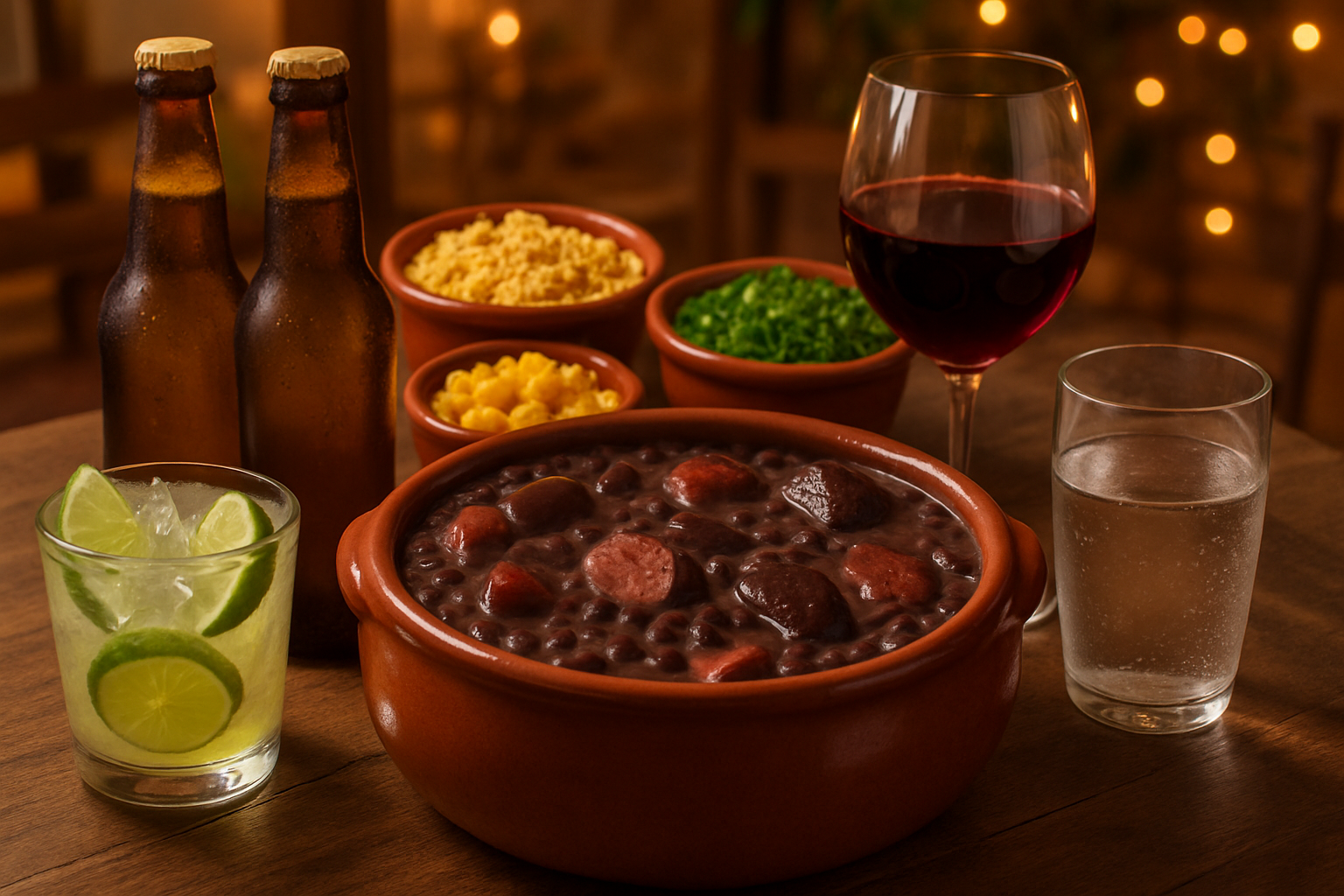 Harmonização de Bebidas com Feijoada
