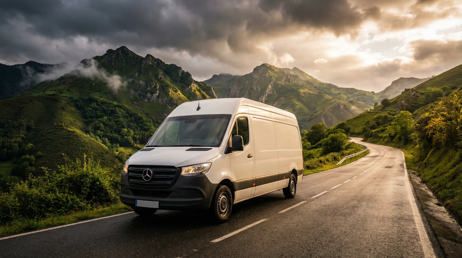 Furgoneta Mudanzas JPM en Asturias