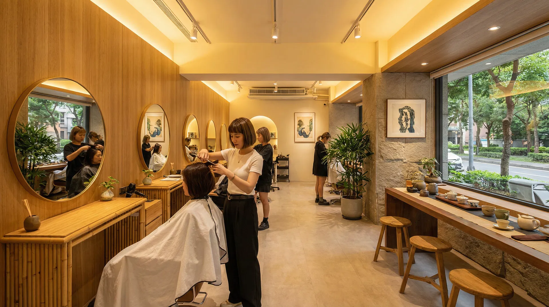 台灣現代沙龍內部