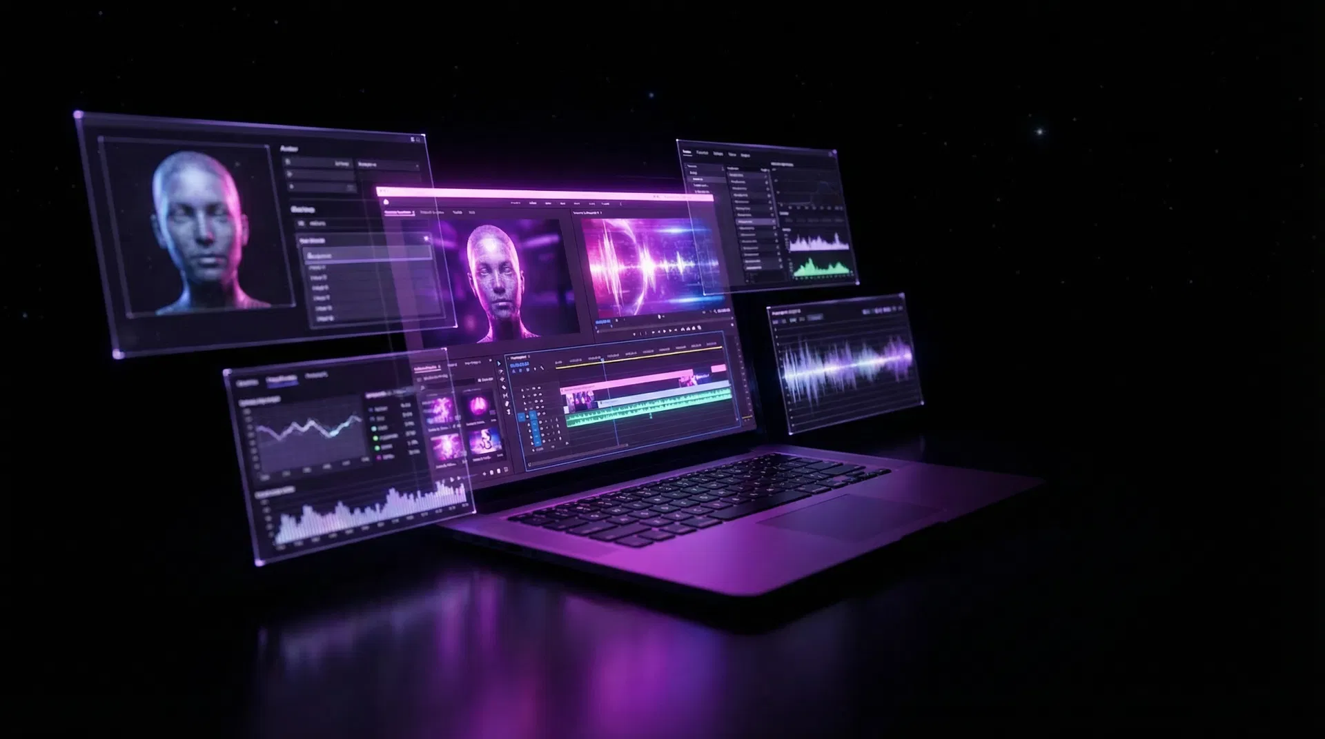 AI video technology and viral marketing visualization