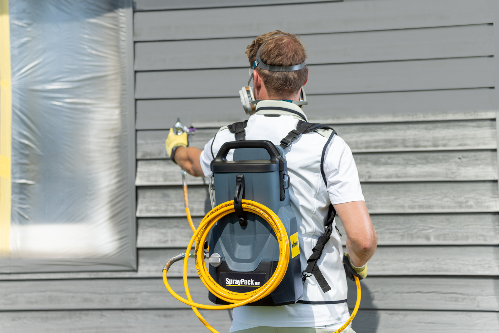 Wagner SprayPack 18V in professional use