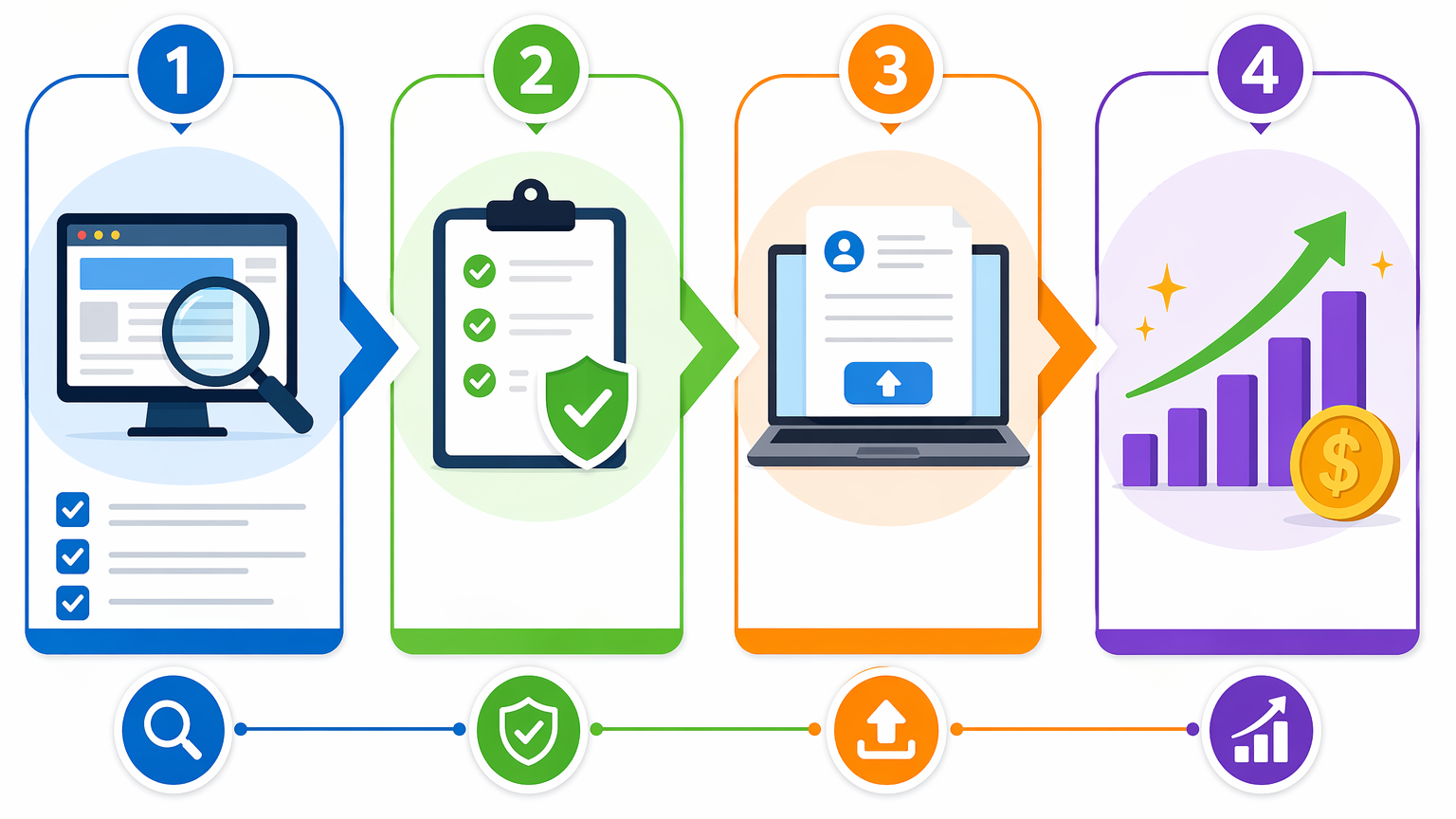 Adzone adx approval Adzone ADX Process Infographic