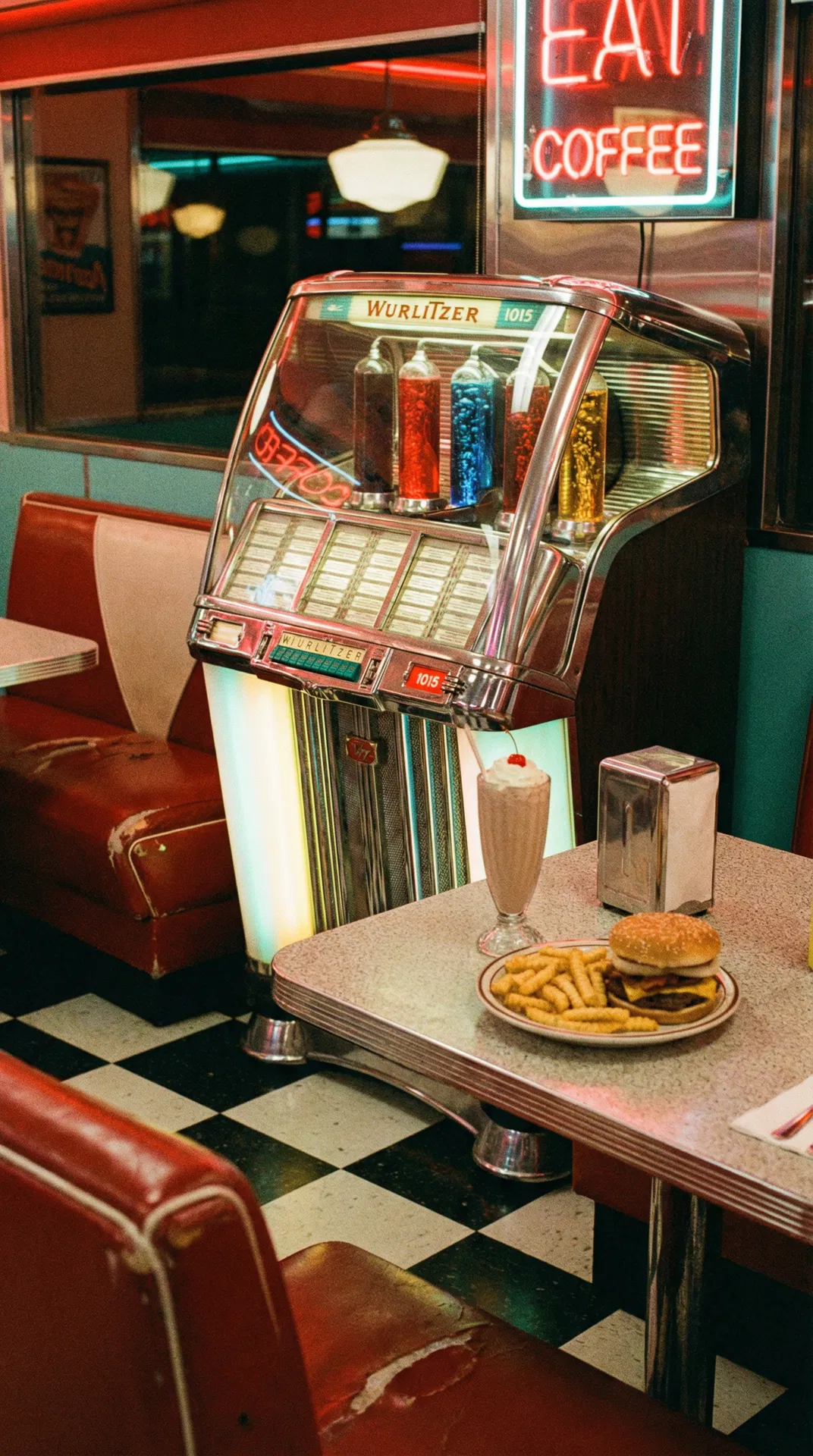 Retro diner jukebox