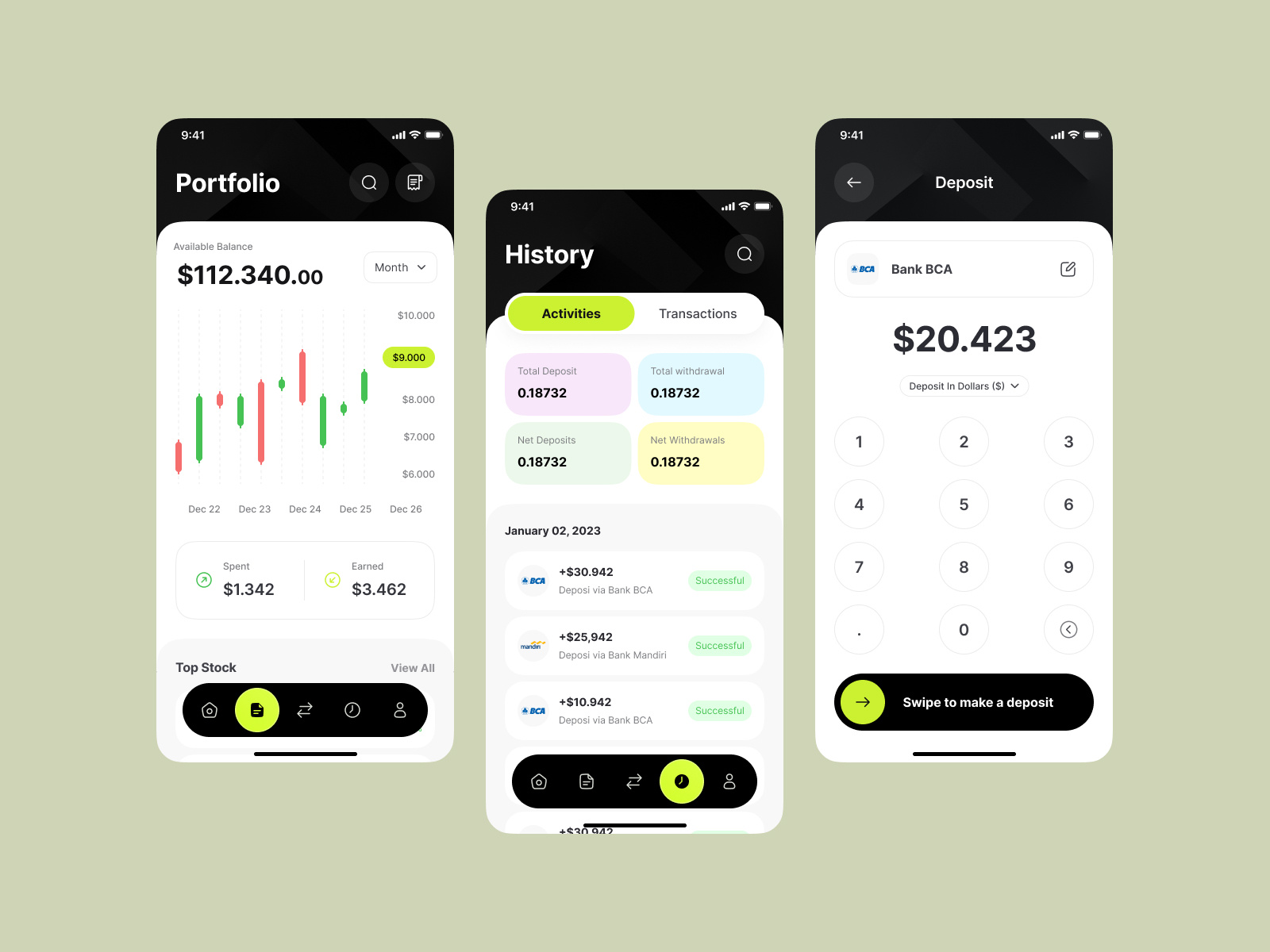 Trading App UI