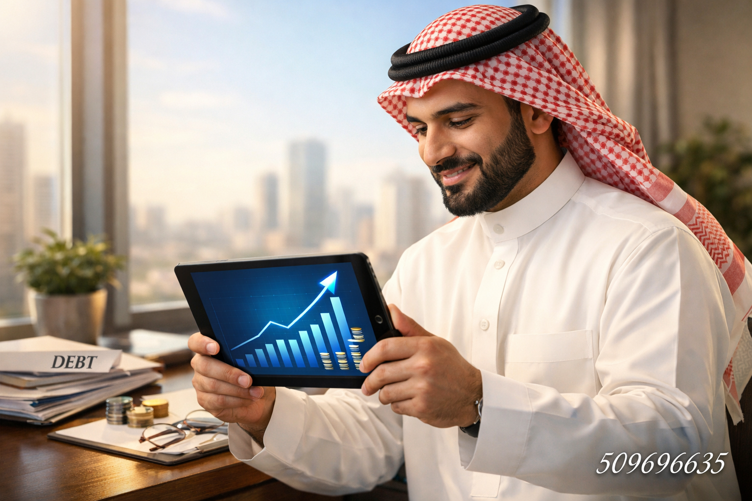 صورة تمثل الحرية المالية والنجاح