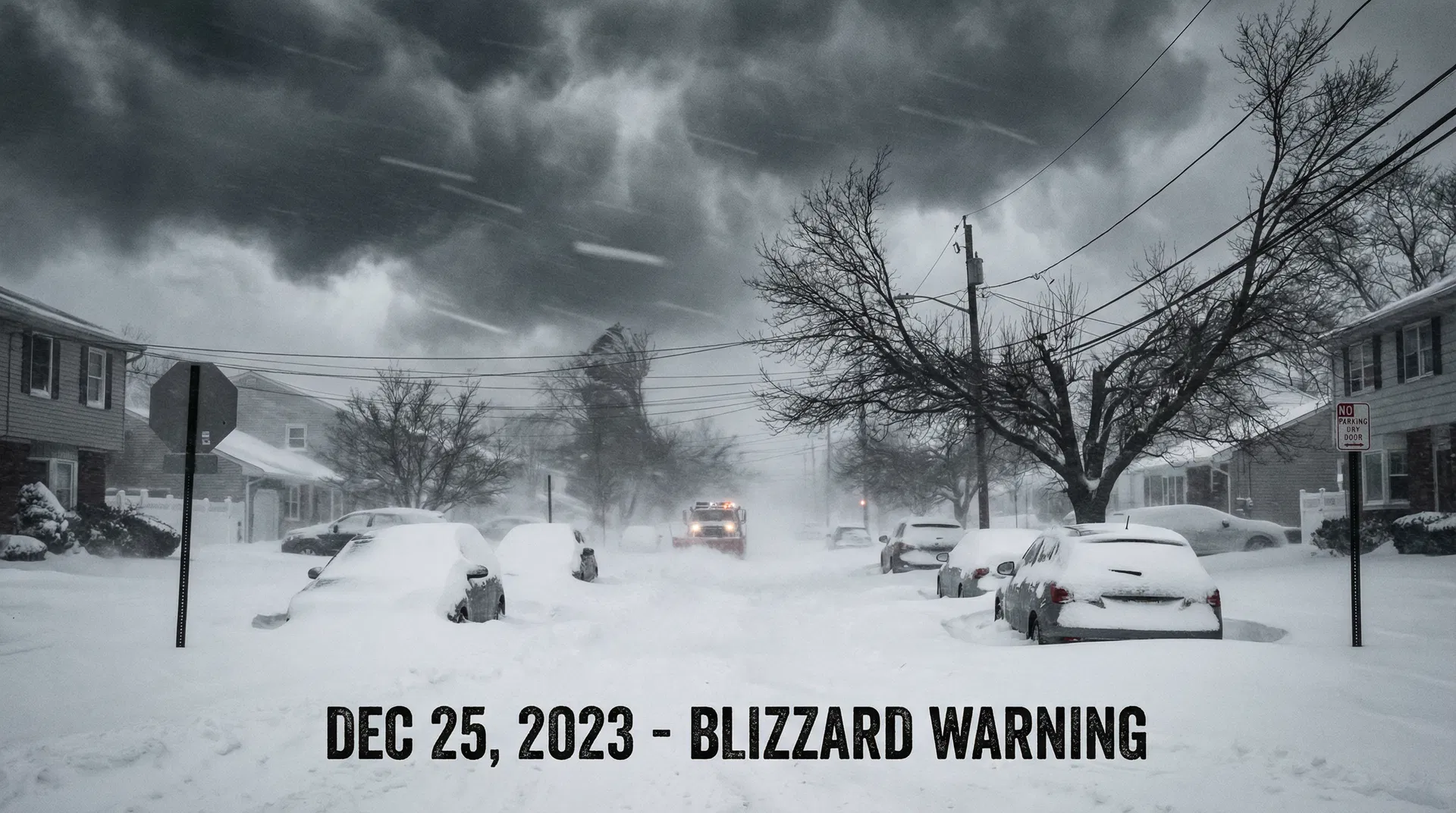 Blizzard in Teaneck NJ