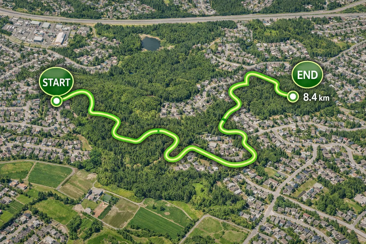Mapa do teste de rua