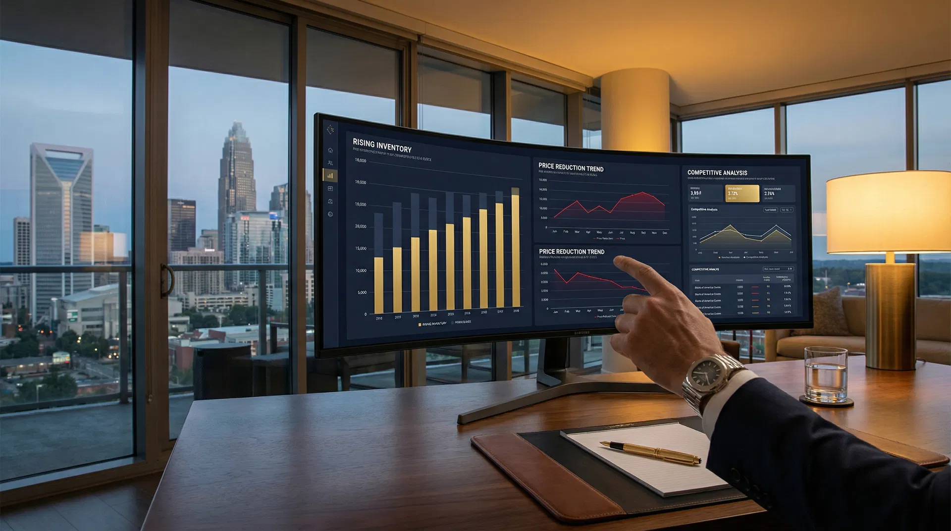 Real estate market data analysis