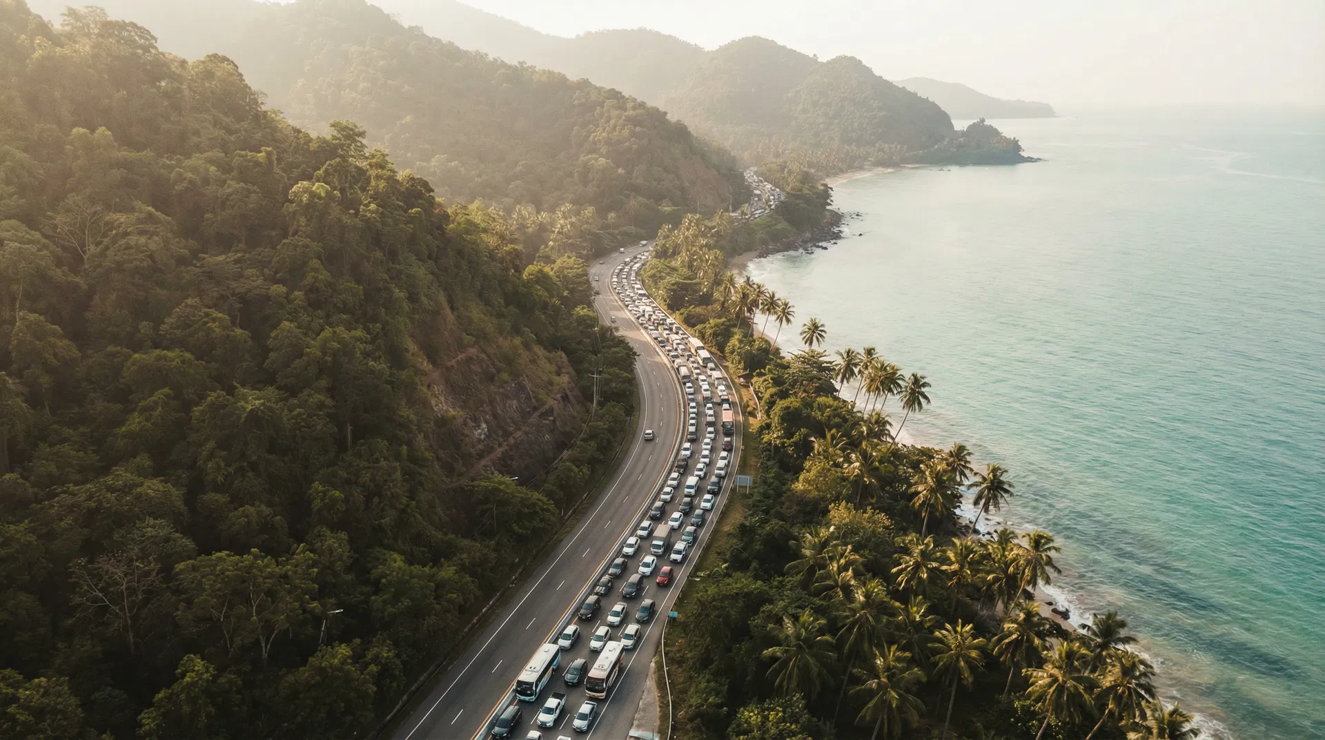 Trafic routier à La Réunion