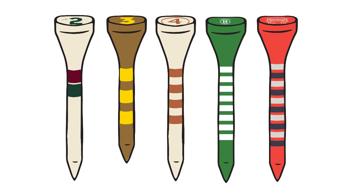 Die Tees von Pinehurst: Ein Sammlertraum Pinehurst 5 Championship Course Tees