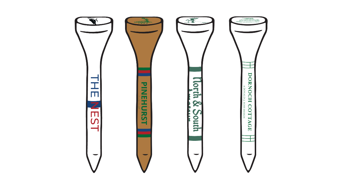 Die Tees von Pinehurst: Ein Sammlertraum Pinehurst 7 Special Edition Tees