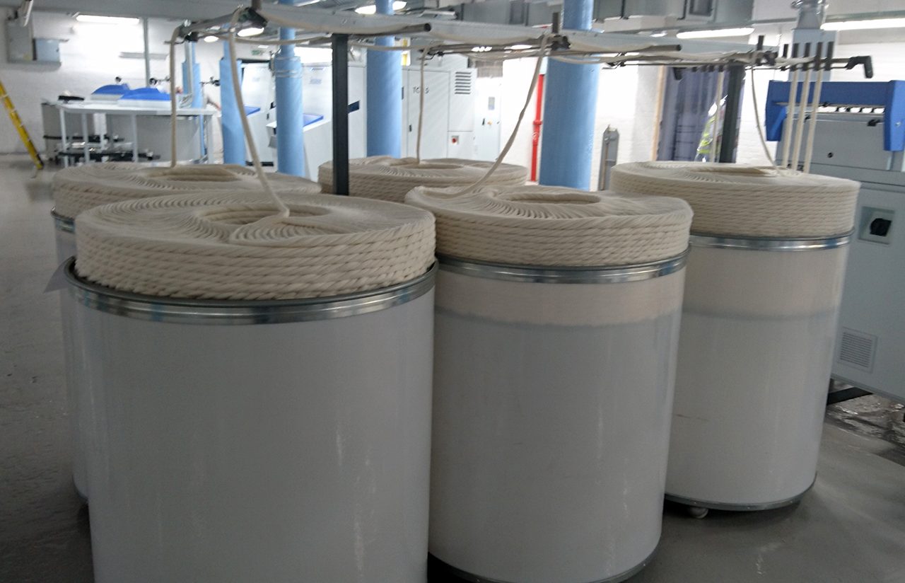 Swabmasters advanced cotton sliver production equipment