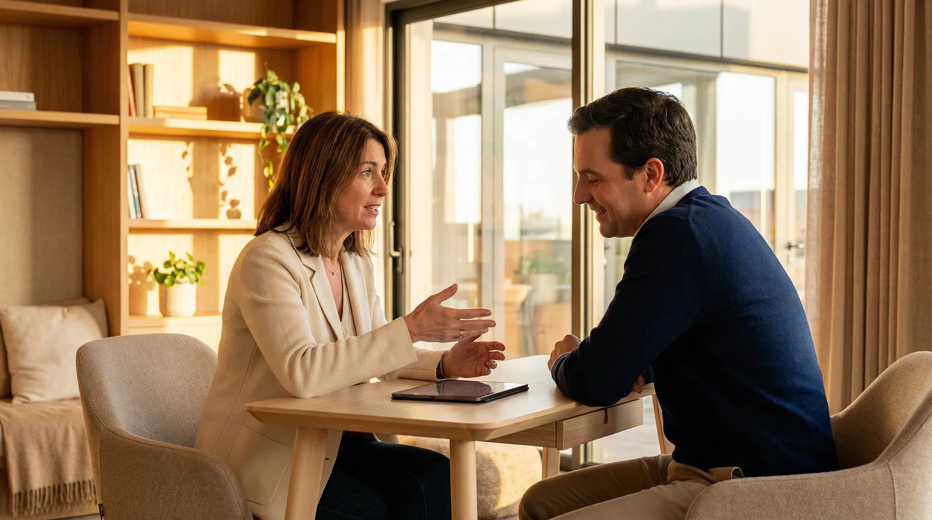 Professional tax consultation meeting