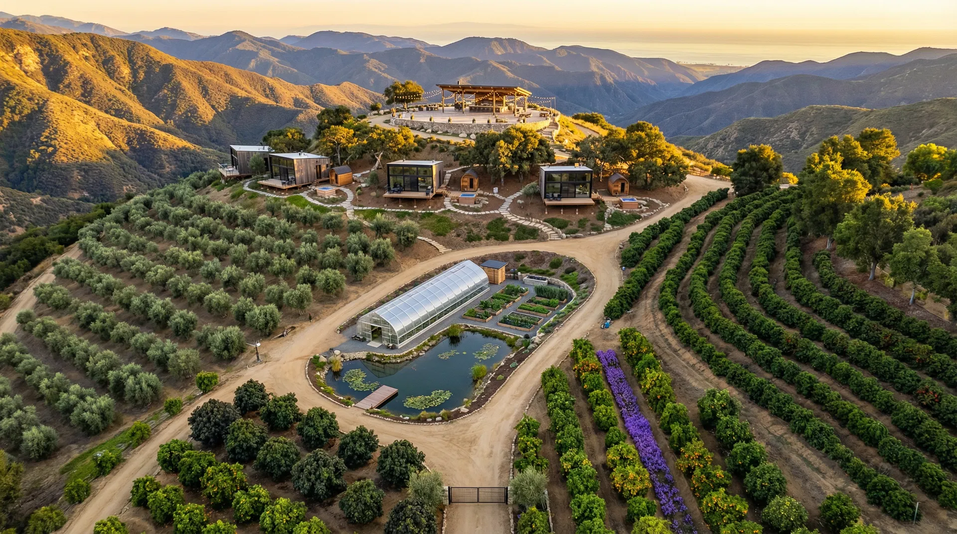 Lookout Ranch aerial masterplan