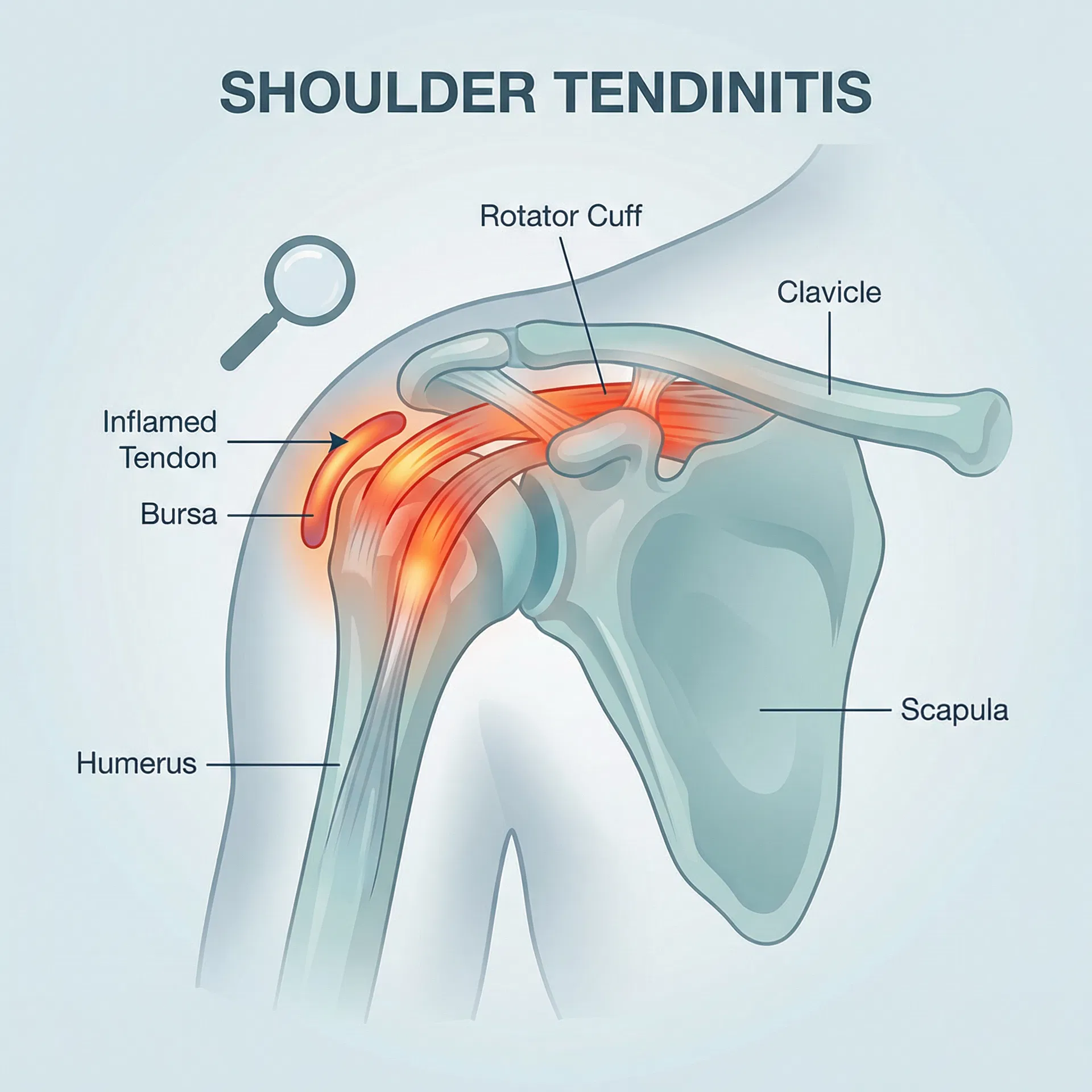 التهاب أوتار الكتف