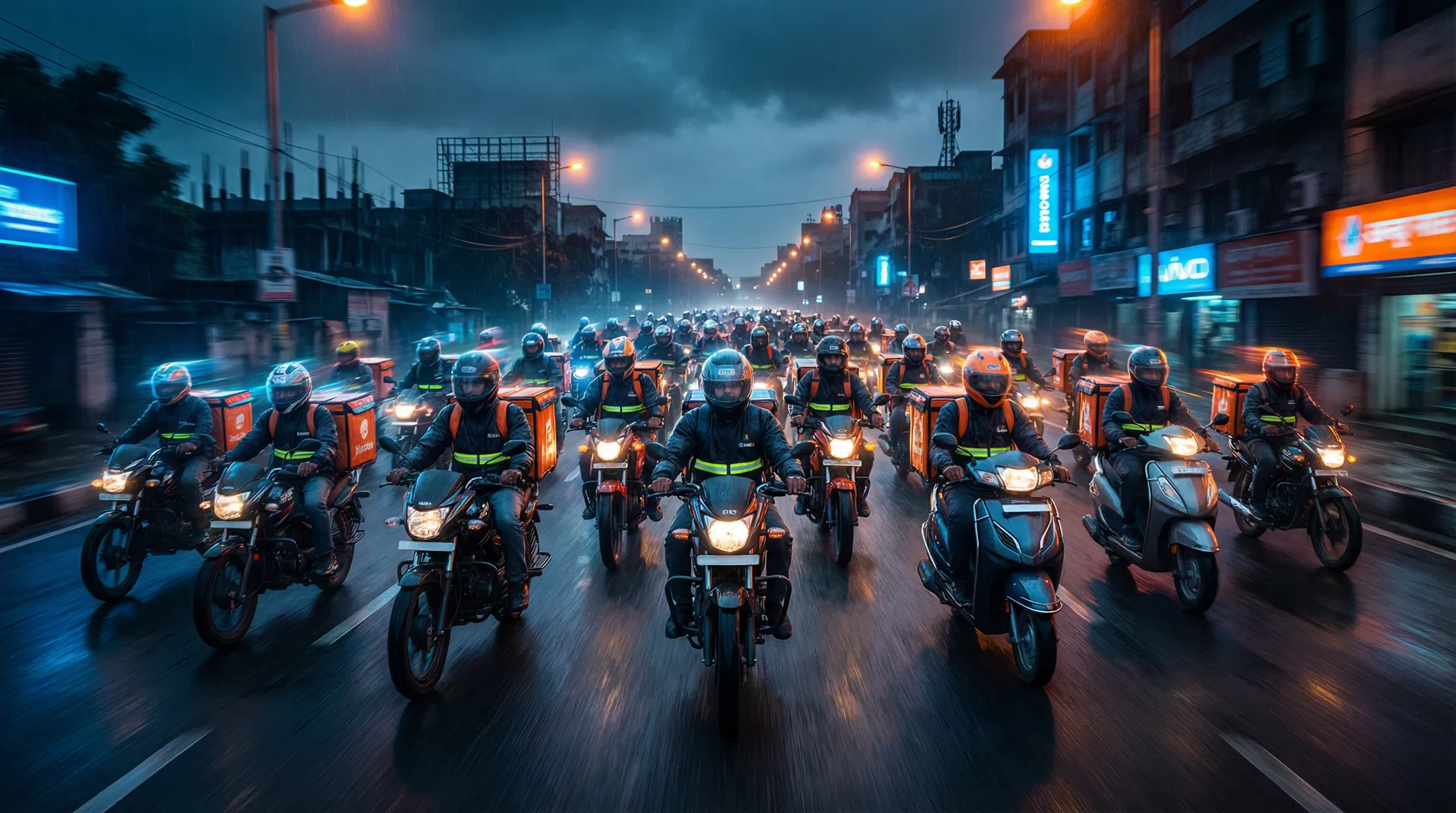 SRANG ELEVATE delivery fleet