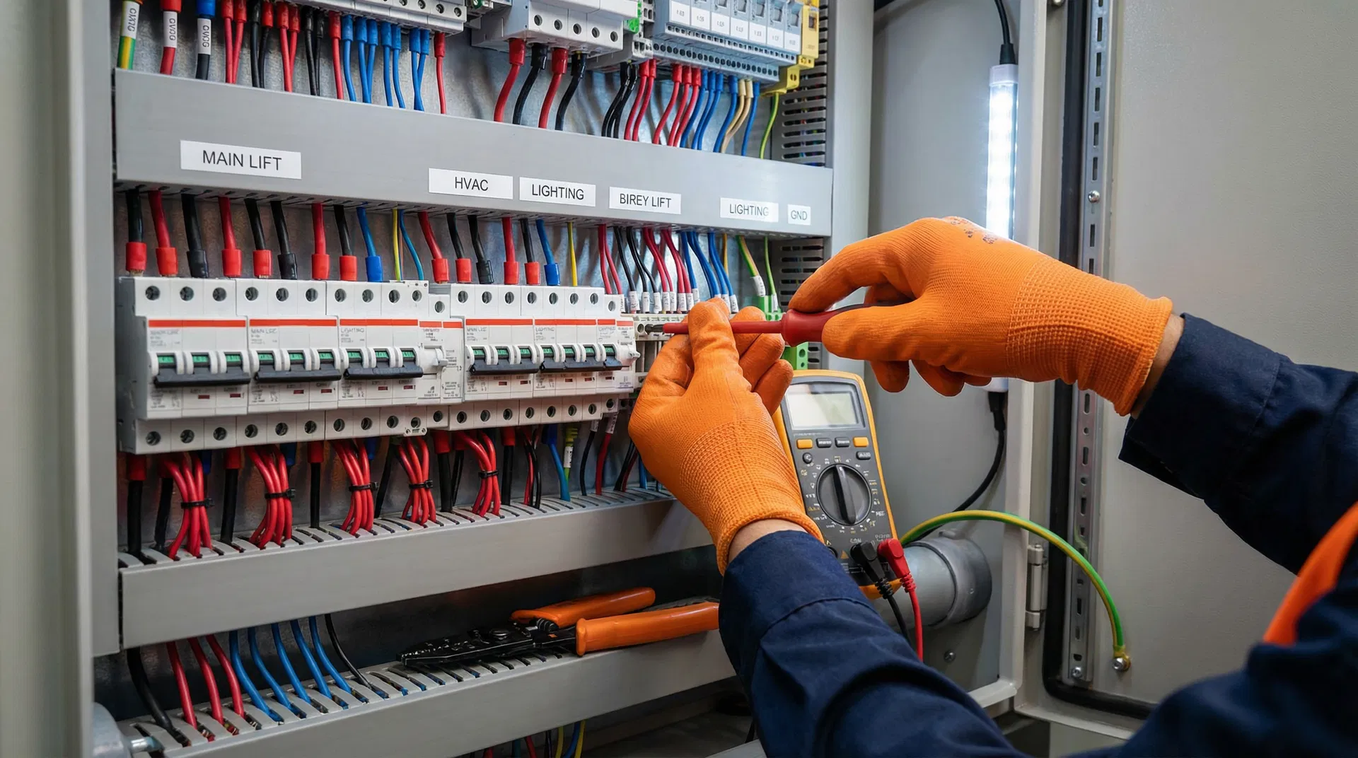 Instalação de painel elétrico profissional