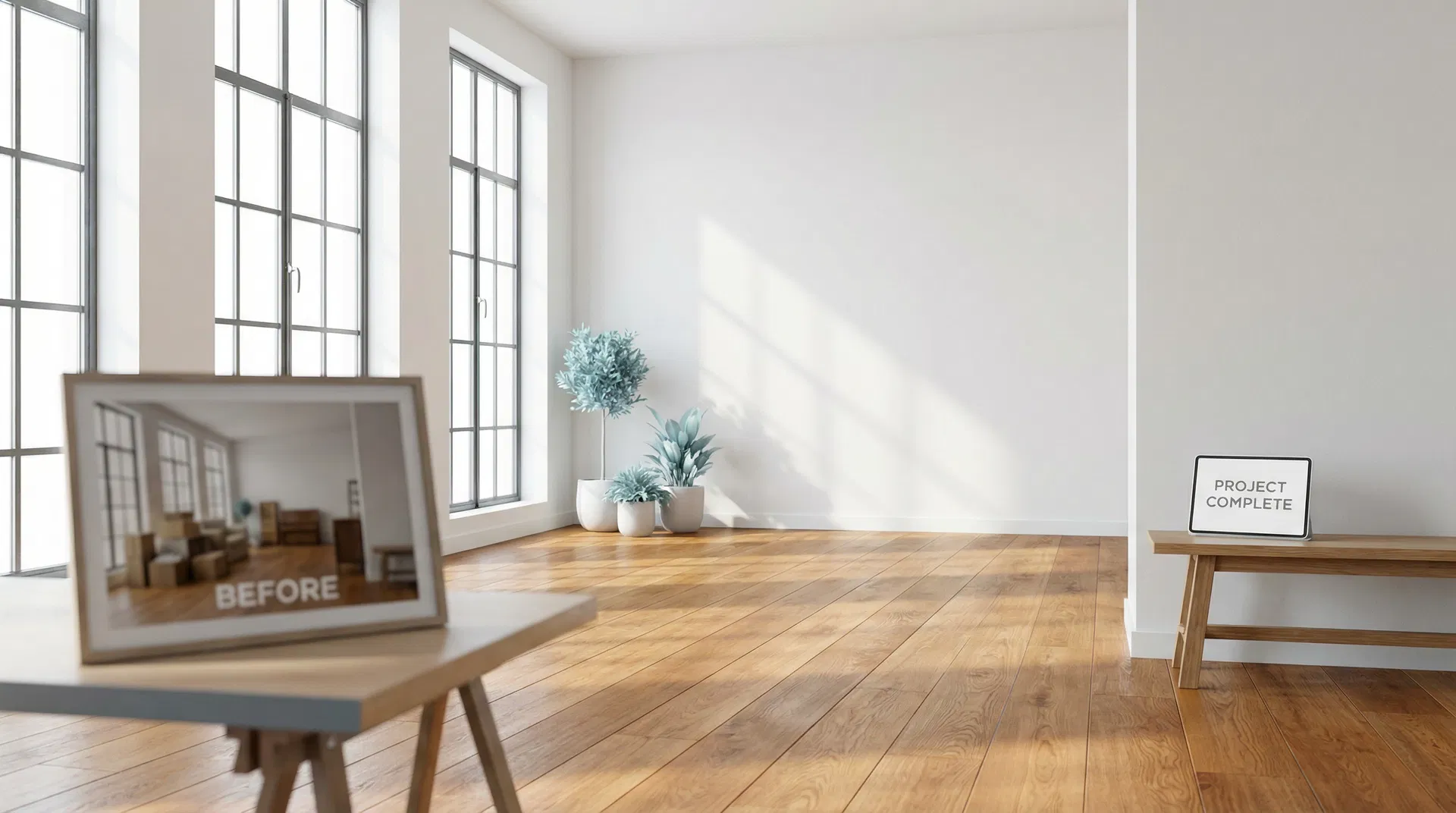 Espacio limpio y renovado