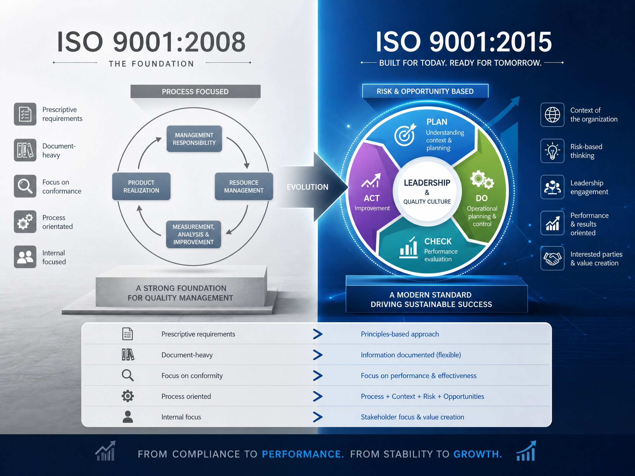 Perbedaan ISO 9001:2008 vs 2015