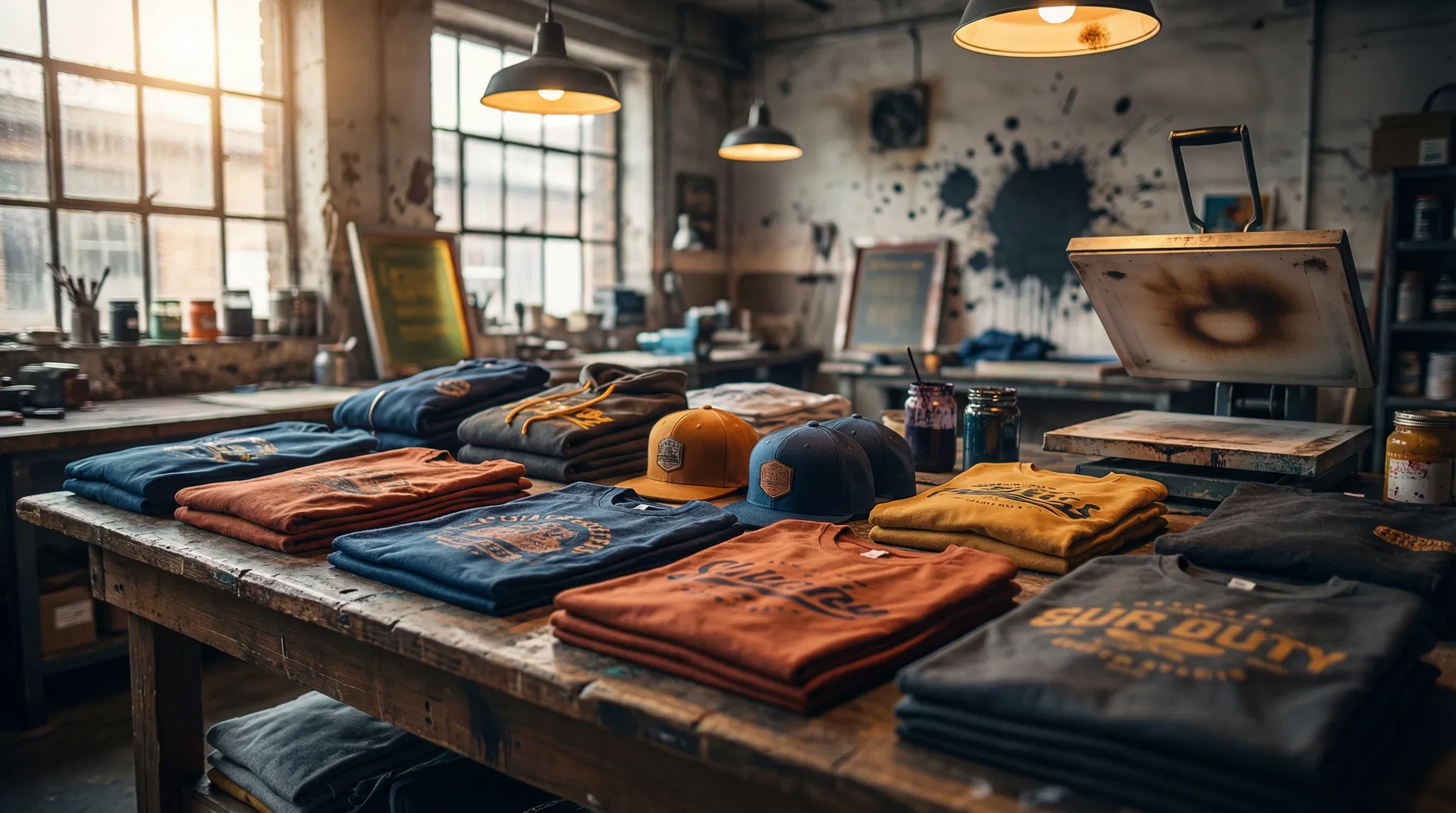 Custom apparel workshop