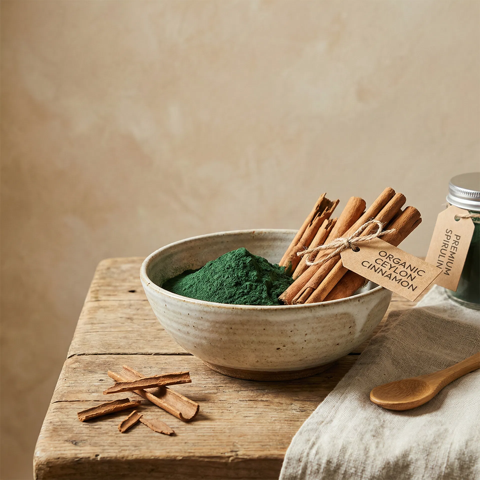 Cinnamon and Spirulina