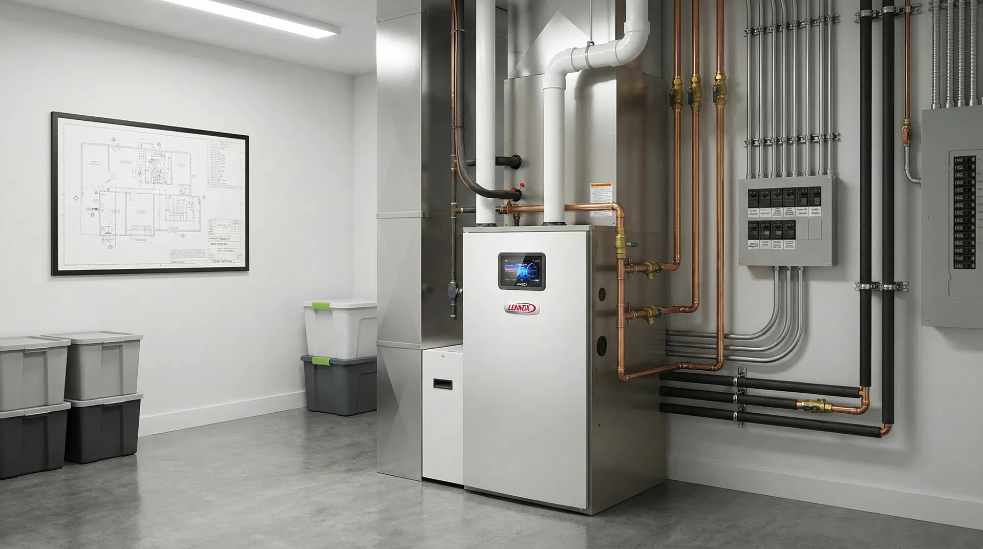 High-efficiency furnace