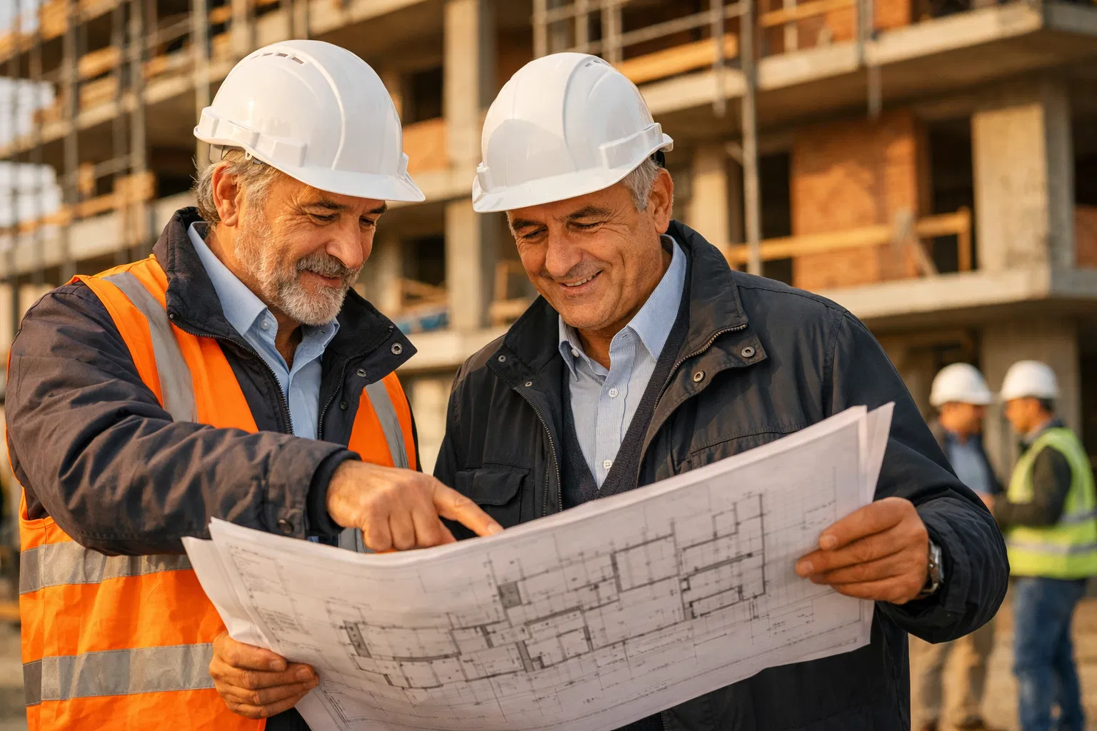 Il team CostruEdil al lavoro