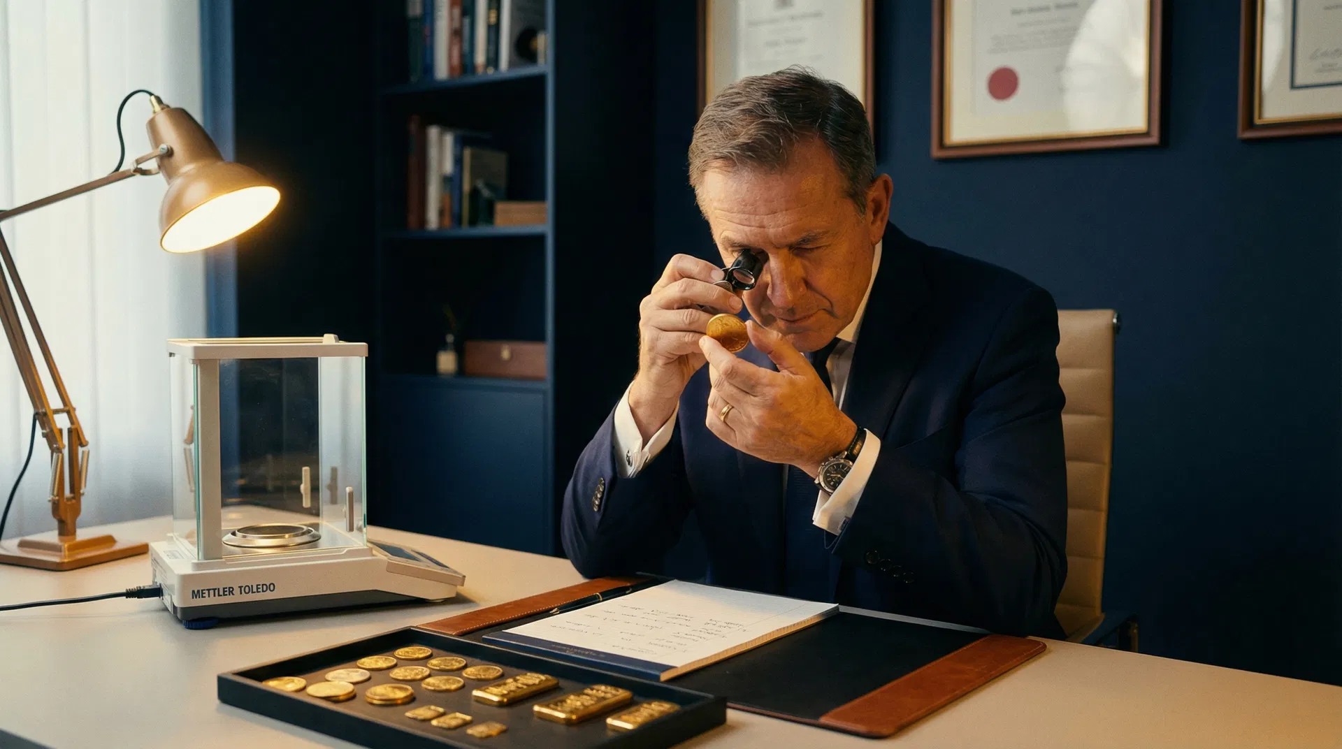 Experte bei der Goldbewertung