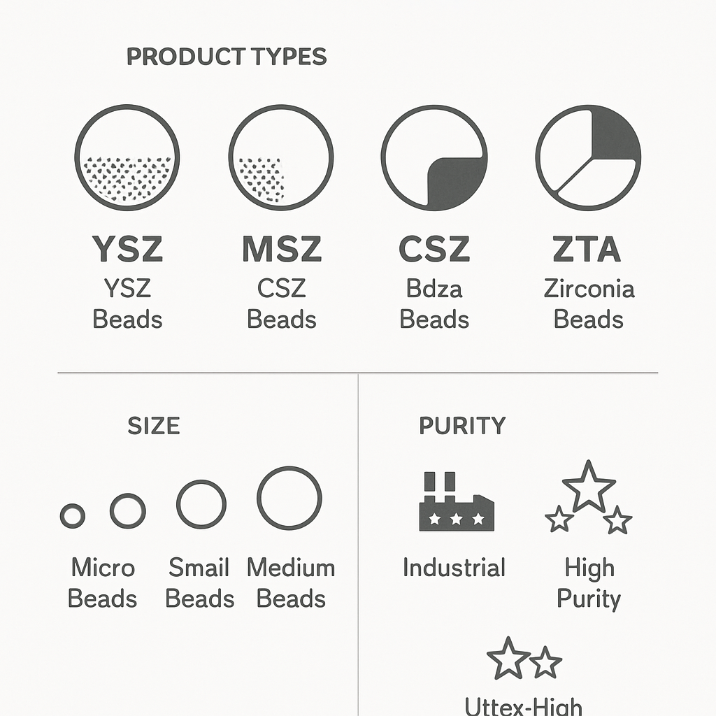 Zirconium Silicate Beads Product Types and Classification
