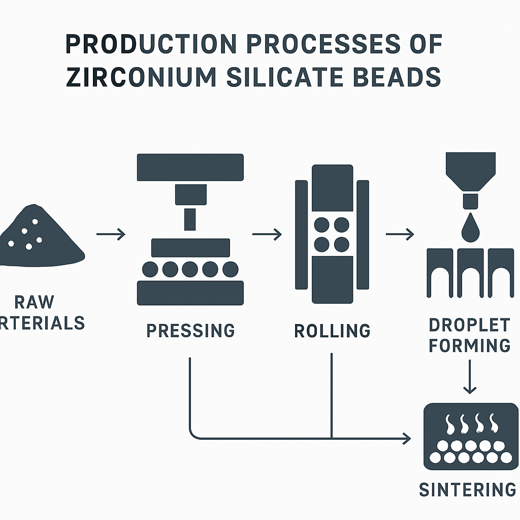 Zirconium Silicate Beads Production Process and Technology
