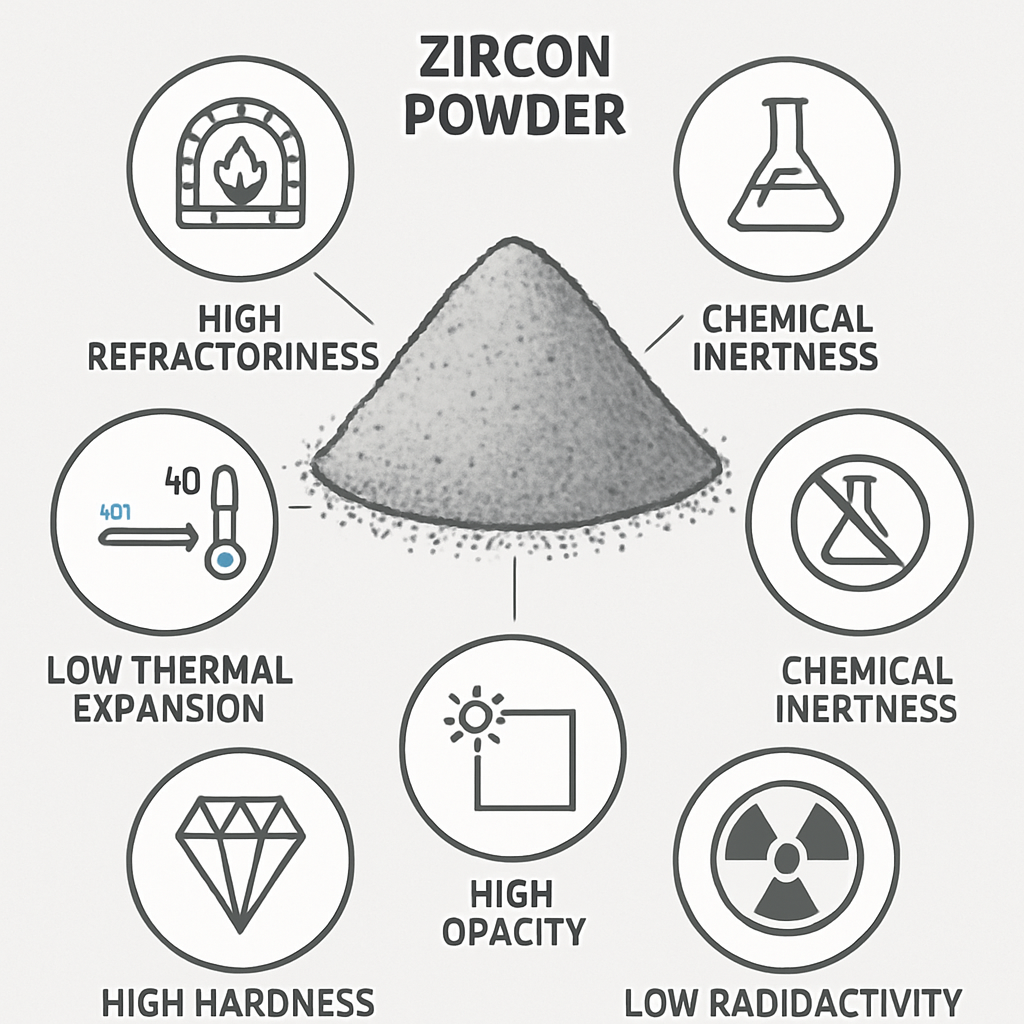 Zircon Powder Properties