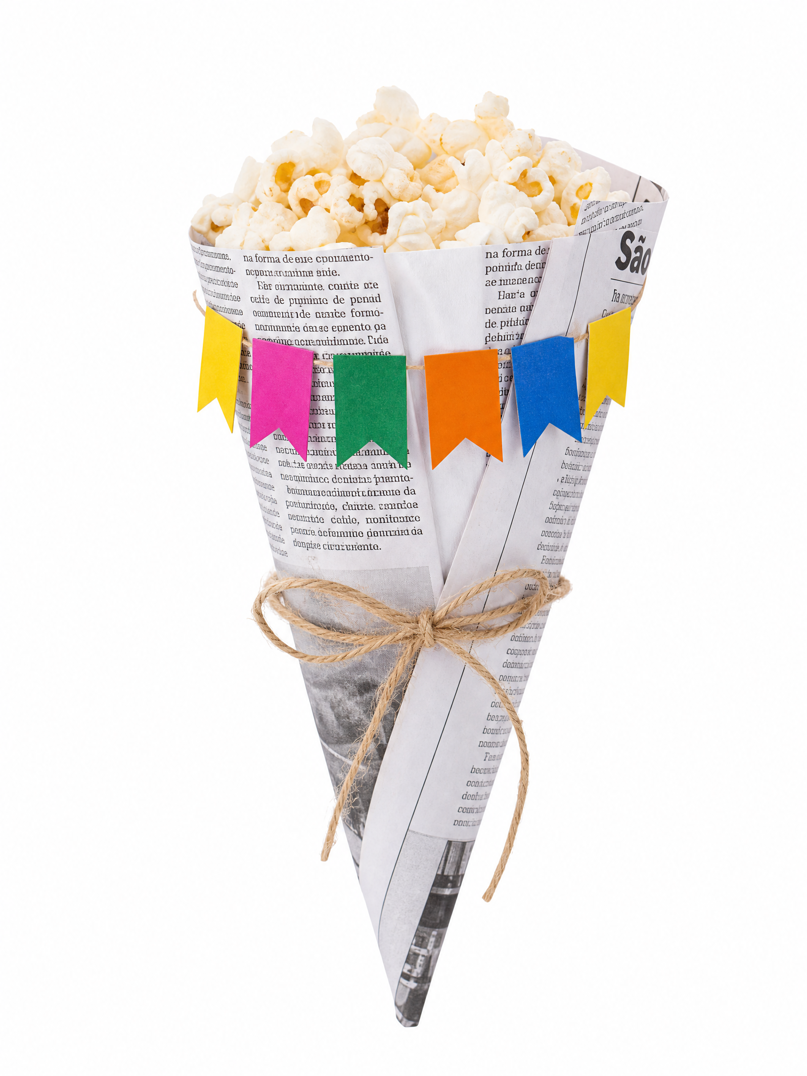 Cone de Jornal Reciclado