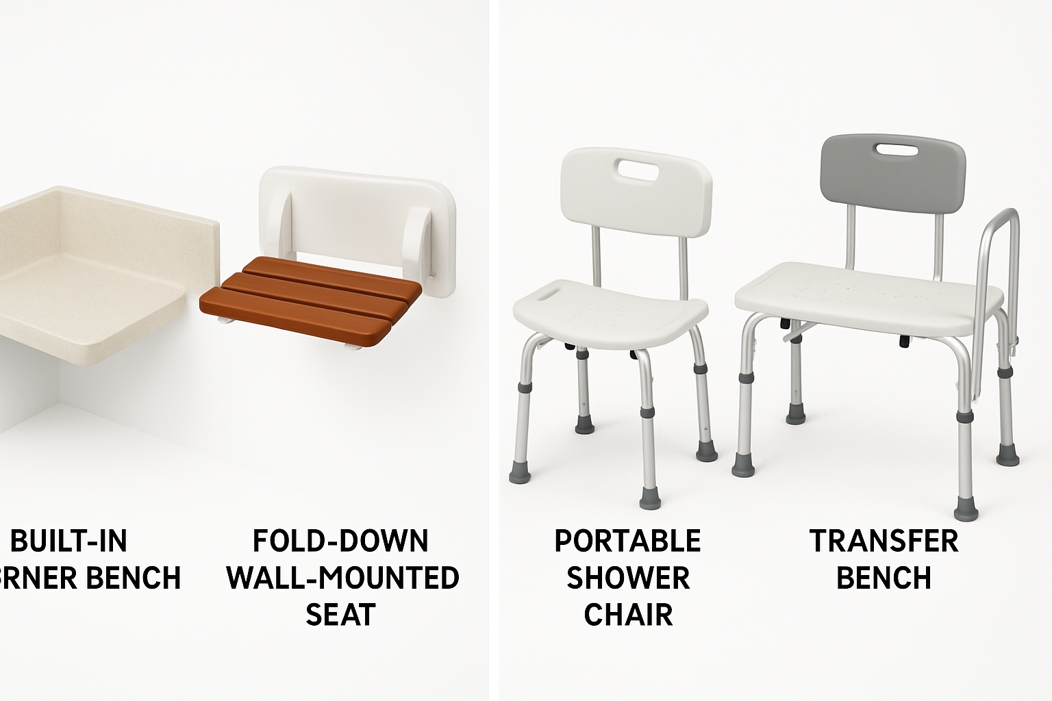 Types of Shower Seats
