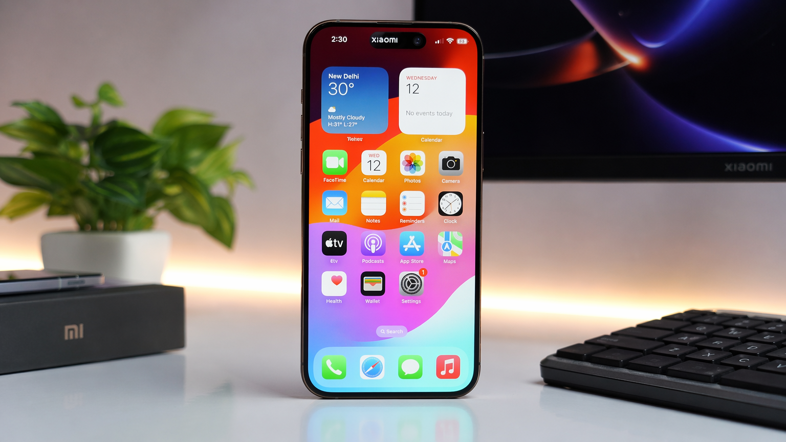 iOS 18 MIUI Theme Preview
